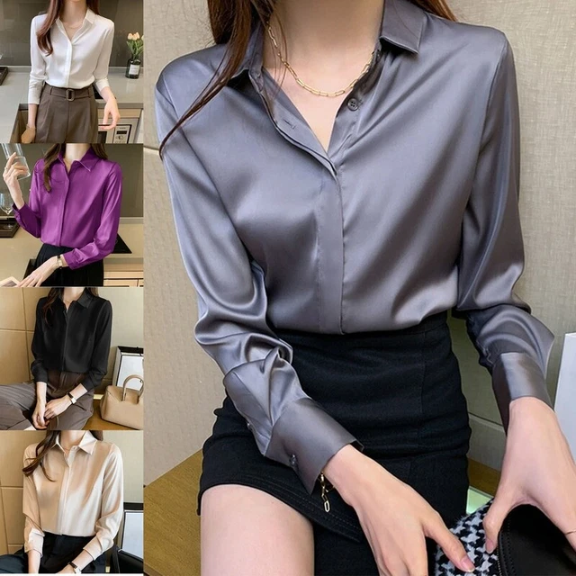 Chemisier Femme Satin Dentelle - Style Rétro Lolita, Avec Ruchés, Toutes Saisons