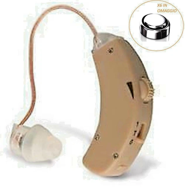 Mini Apparecchio Acustico Ricaricabile Amplificatore Suoni Udito Orecchio 1088F 7426845324256 - Foto 8