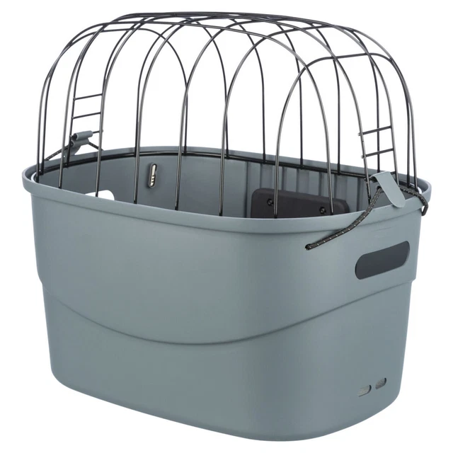 Trixie Front-Fahrradkorb Gris para Perros, Nuevo