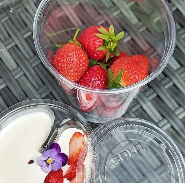 15oz (440ml) Smoothie Milkshake Sweets Clear Plastic Cups (X50) NO LIDS Reusable