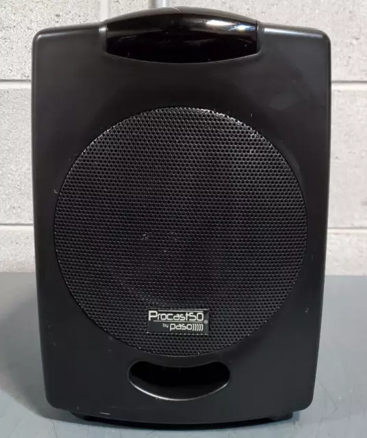 PASO Procast50 Portable Sound System WPCS50 - TESTED