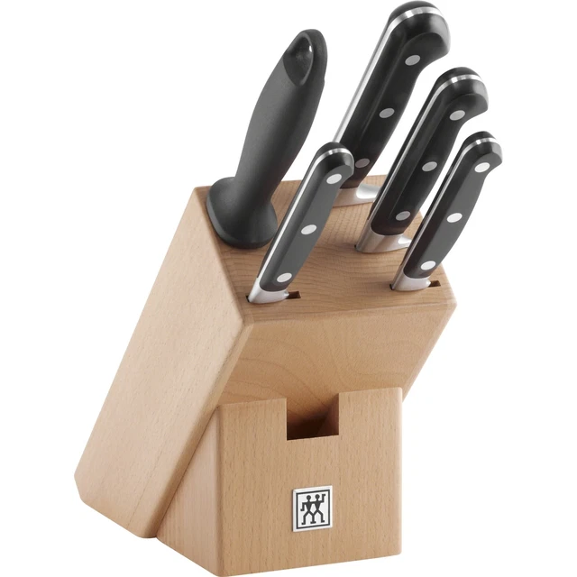 Set coltelli Zwilling Professional ""S"" 6 pezzi blocco coltelli
