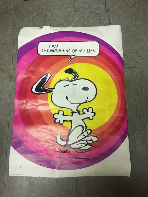 SNOOPY ポスター 1958年　イースターエッグ Snoopy 1958 Letitia Morris Gallery Original Vintage Poster