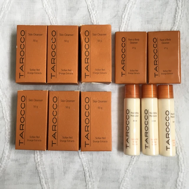 NUEVO Lote de 11 Barras de Jabón Limpiador Facial y Corporal Tarocco Nutritivo Hidratante