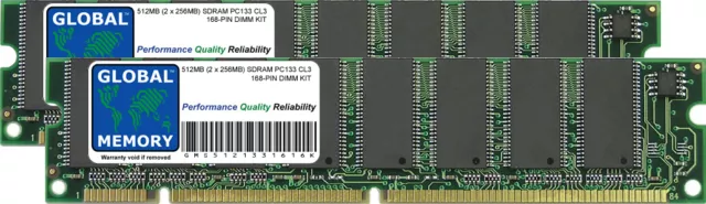 512MB (2x256MB) SDRAM PC133 168-PIN YAMAHA TYROS 2/3 & MOTIF XS6/XS7/XS8 RAM KIT