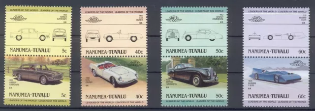 Nanumea - Tuvalu / Satz 1 Auto 100 / Automobil  Oldtimer ** Leaders of the World