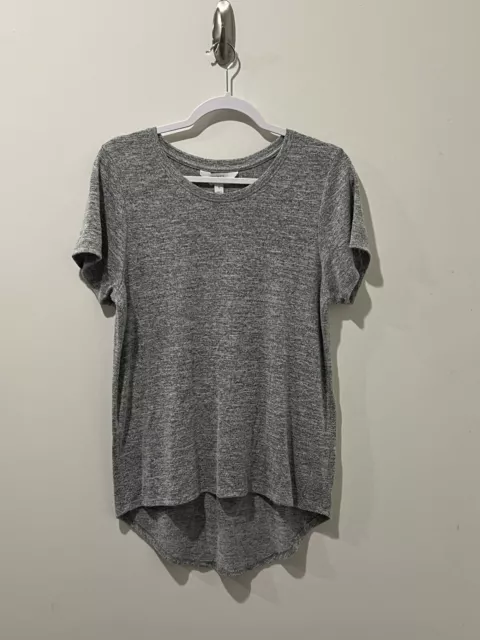 Market & Spruce Stitch Fix Womens Tee Shirt Top size M Gray Short Sleeve soft