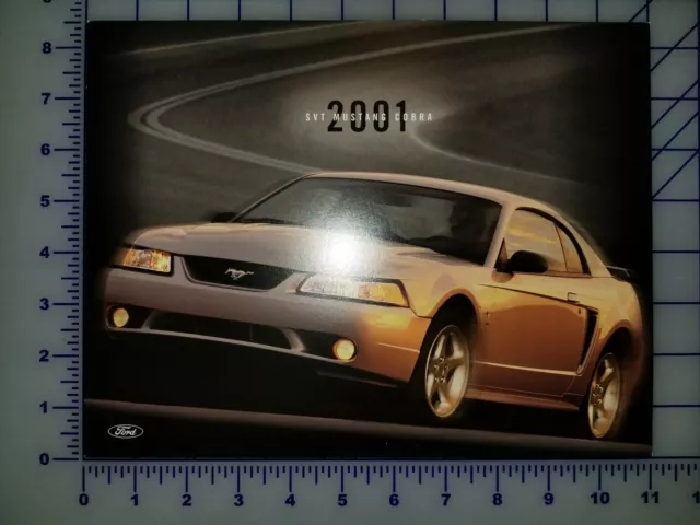 2001 Ford Mustang SVT Cobra Brochure Sheet