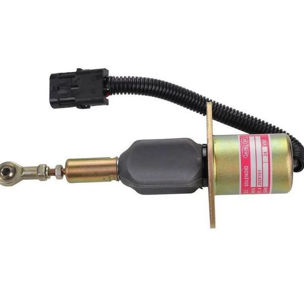 DC 24V 3928161 R290 Diesel Fuel Shut Off Solenoid Hyundai Excavator Cummins NEW