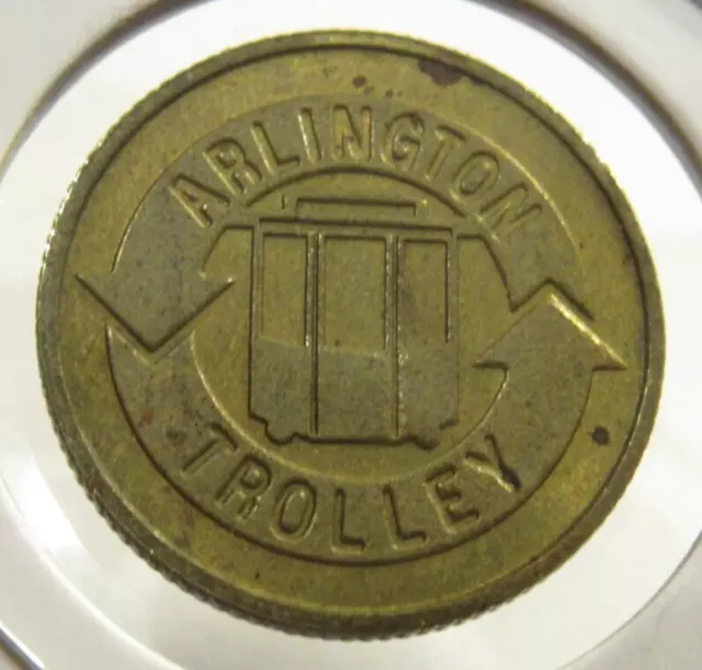 Vintage Arlington, VA Transit Trolley Token - Virginia Virg.