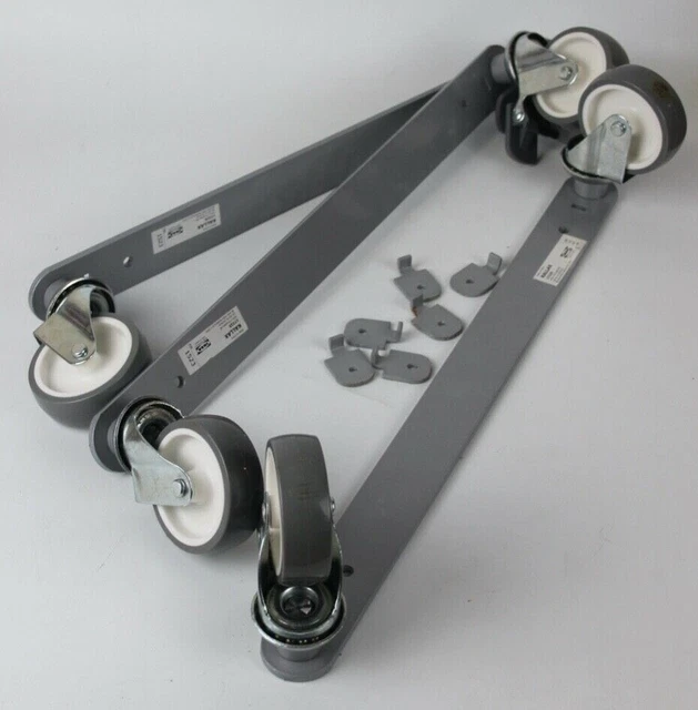 X3 IKEA KALLAX Discontinued Wheels Castors Silver 17225 002.886.57