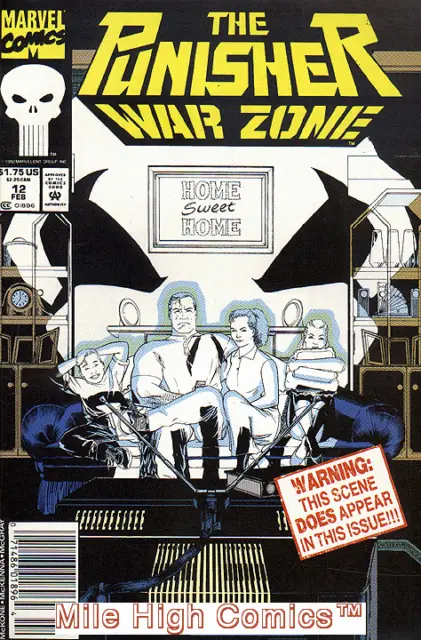 PUNISHER WAR ZONE (1992 Series) #12 NEWSSTAND Very Good Comics Book