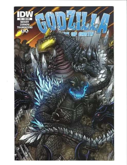 Godzilla Rulers Of Earth #21 Sub Cvr Feb. 2015 Cov. By Matt Frank 10.0 Gem Mint!