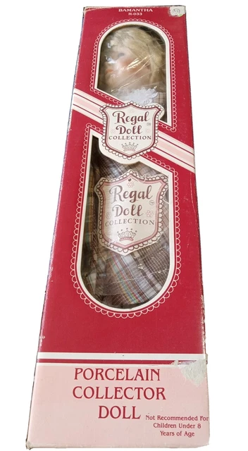 Bamantha Regal Porcelain Doll collection In Box!! 1990 Collector's Doll