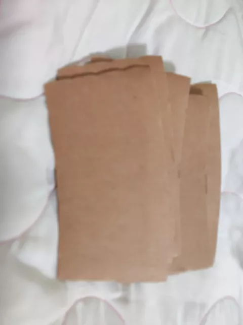 40 pack Disposable Brown Cardboard Hot Coffee Tea Cup Sleeve/Jacket/Clutch 2