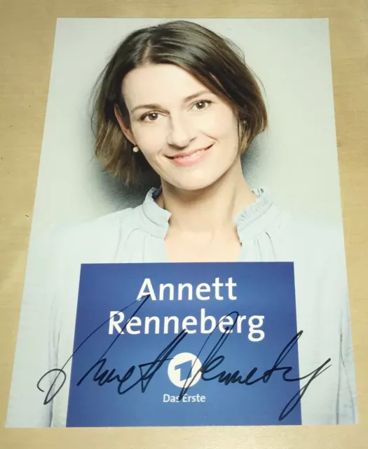 Annett Renneberg In aller Freundschaft Autogrammkarte signiert Autogramm Karte