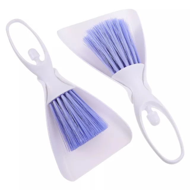 Hamster Dustpan and Broom Set for Small Cage Cleaning 2 Sets