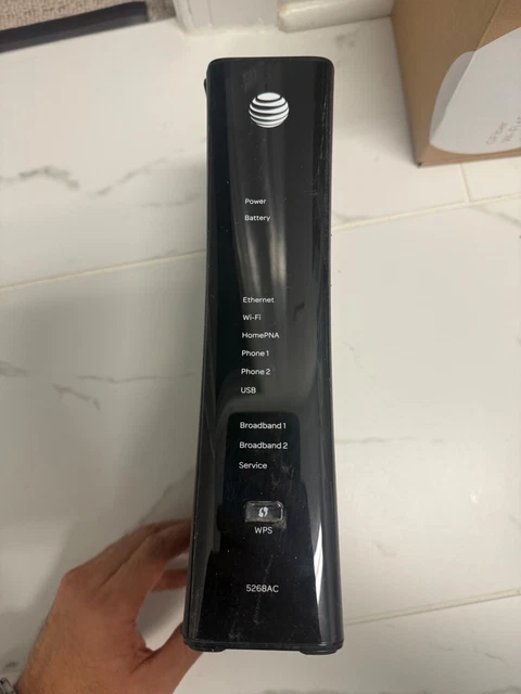 Used AT&T U-Verse 5268AC FXN, Gateway Internet Wireless Modem Router w/o Power Supply - UBB.threads Used AT&T U-Verse 5268AC FXN, Gateway Internet Wireless Modem Router w/o Power Supply - UBB.threads