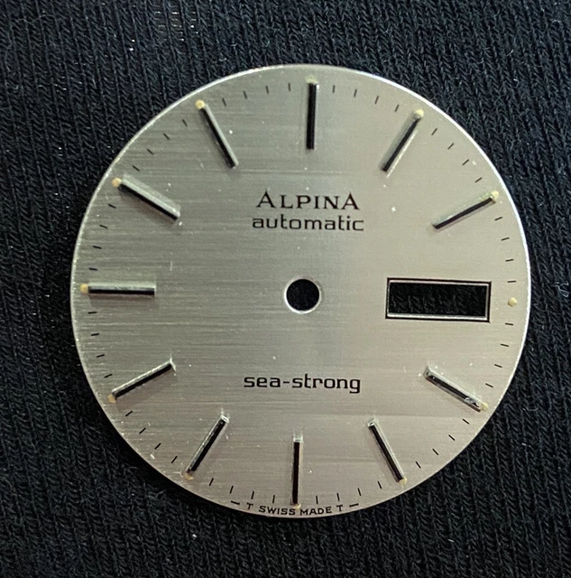Cadran LIP Automatic Argent 28 Mm - NOS Vintage Pour Montre