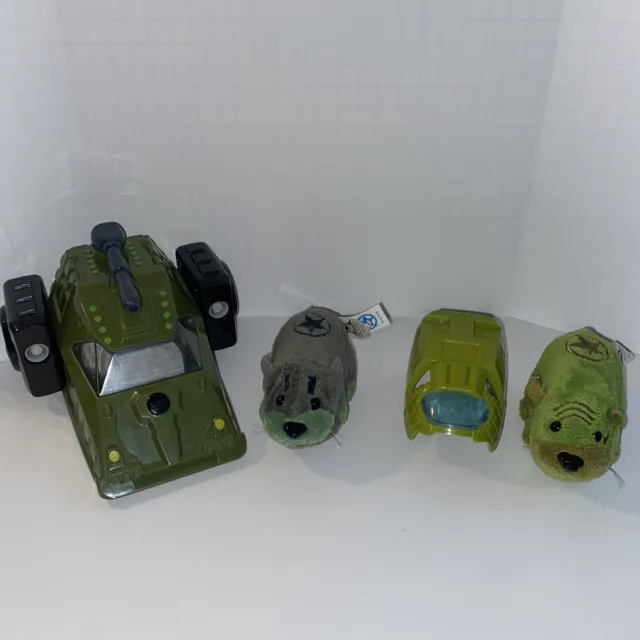2010 Cepia KUNG Zhu Zhu Pet ARMY with Accessories ( Read Description)