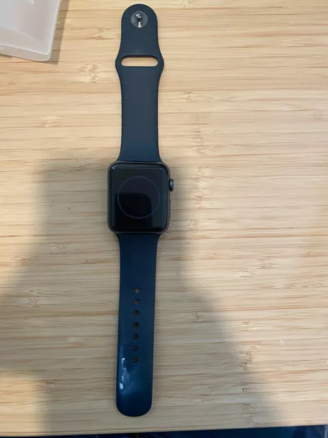 Apple Watch Series 3 - 42mm GPS WiFi Space Grey Aluminum Black Sport A1859 SR3