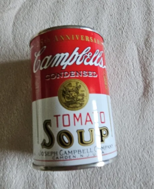 Vintage Campbell's Condensed Tomato Soup 125th Anniversary Souvenir Can Bank