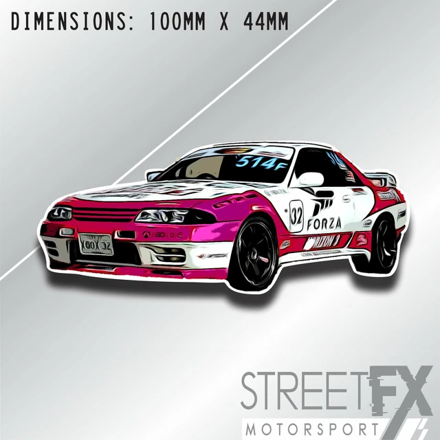 Skyline R32 Sticker STREETFX R32 GTR Slap Sticker for Nissan Skyline Xbox Turbo Race $24.99 ...