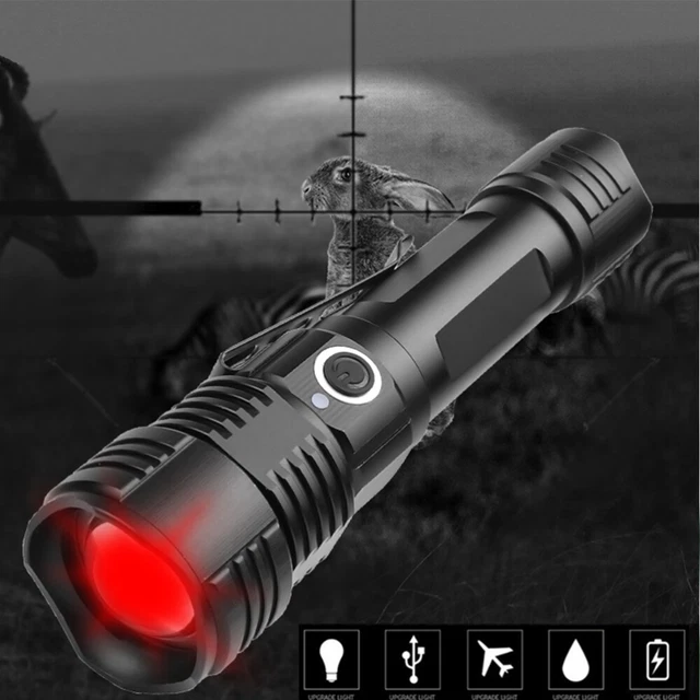 Portable torche led poche tactique extérieur lampes de poche