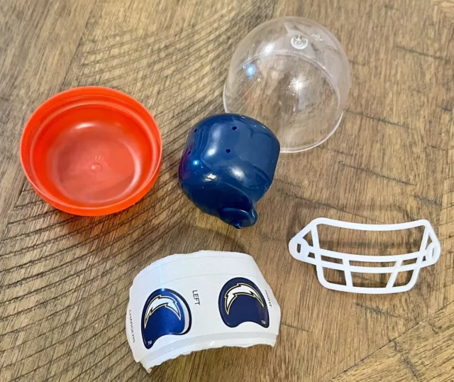 San Diego Chargers NFL Mini Gumball Machine Football Helmet In Capsule LA
