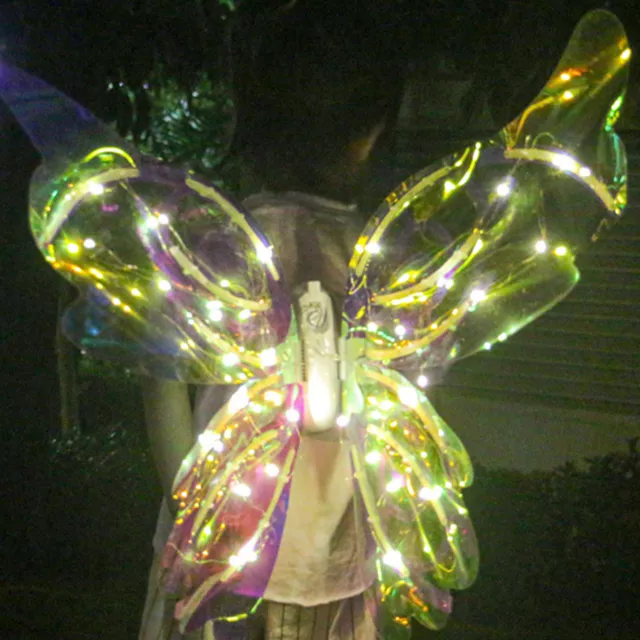 Glowing Wing Elf Wing Role Play Girl Fairy Angel Wing Birthday Party Decoration