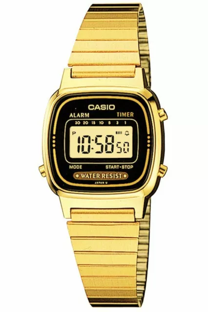 Orologio CASIO da donna LA670WGA-1DF Acciaio PVD oro dorato Vintage