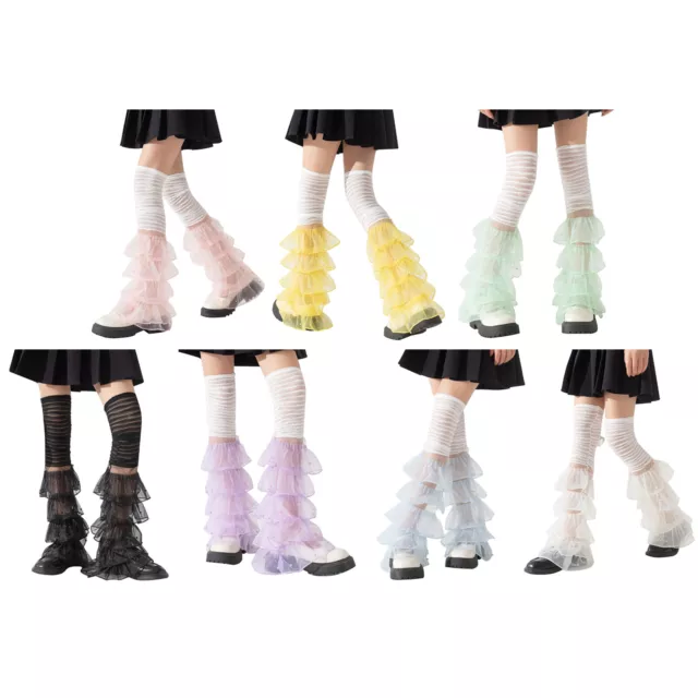 Kids Girl's Sock Anime Socks Wedding Pantyhose Ruched Stockings Fans Tights Leg 3