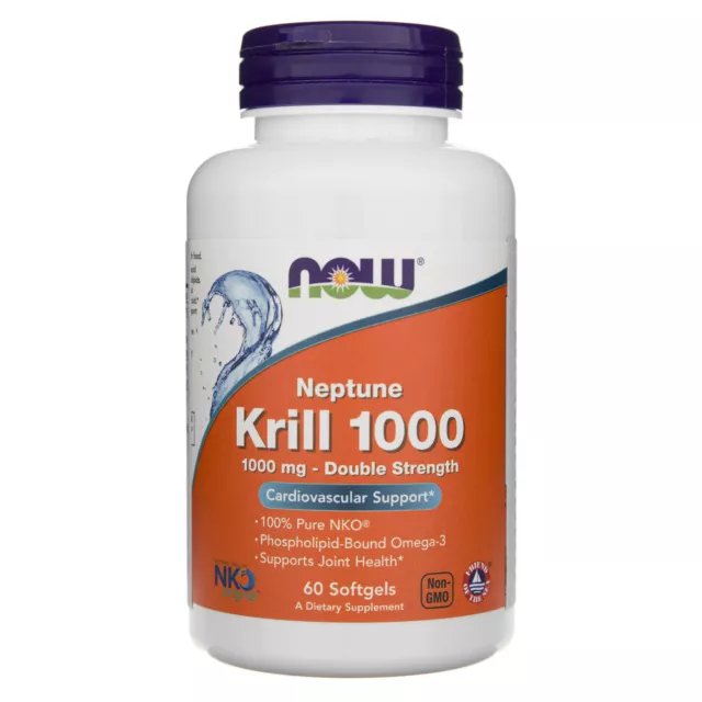 Now Foods Olio di krill 1000 mg, 60 capsule