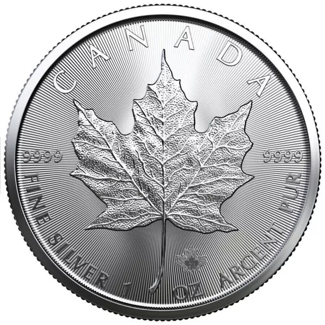 Maple Leaf 2024 Charles III.  Kanada 5 $  Silber 1 oz 999.9 Silber AG