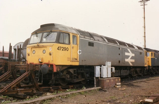 BRITISH RAILWAY B.R Photograph - Class 47 47290 At Dover Town Yard 03 ...