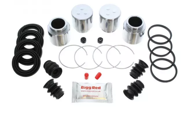 for CITROEN C-CROSSER FRONT L & R Brake Caliper Rebuild Repair Kit +Pistons