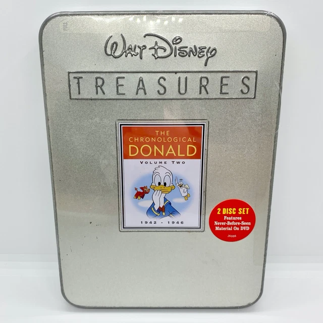 Walt Disney Treasures THE CHRONOLOGICAL DONALD VOLUME 2: 1942-46 DVD Tin Set NEW