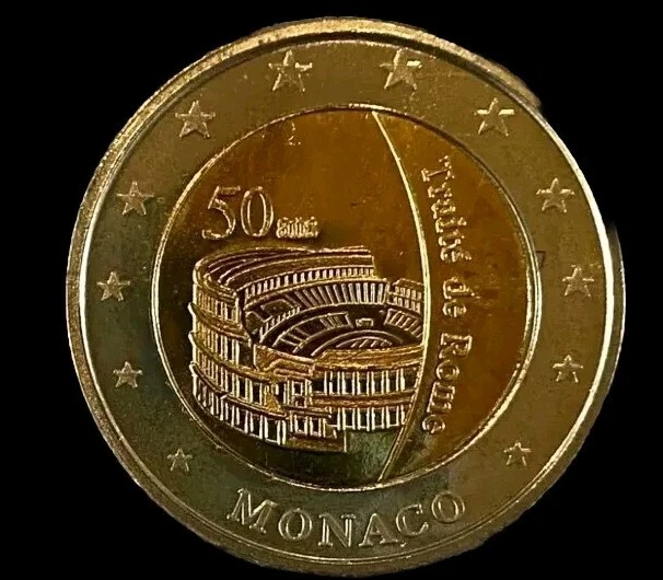 2 Euro Römische Verträge 2007 F Wert RARITÄT💥! 2 EURO Probeprägung Römische Verträge Monaco 2007 Specimen in