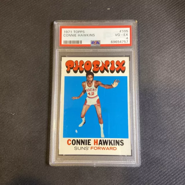 1971 Topps #105 Connie Hawkins PSA 4 Phoenix Suns