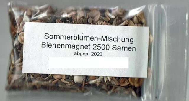 2500 Samen Sommerblumen-Mischung Bienmagnet, bunte Blumenwiese Bauerngarten