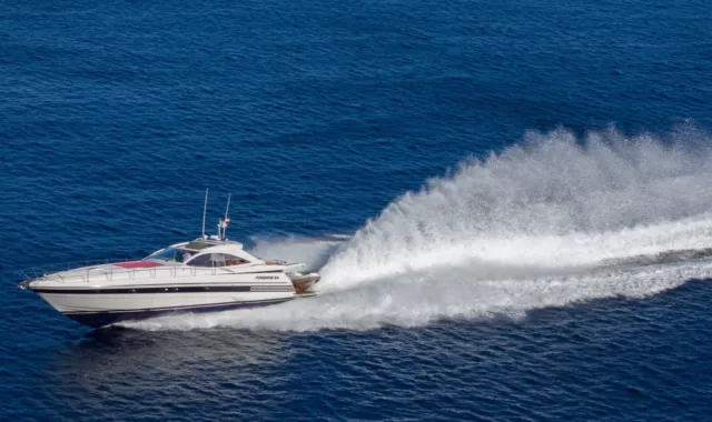 Luxus Yacht Boot Motorboot Pershing 54 Tausch Inzahlungnahme Mallorca Spanien