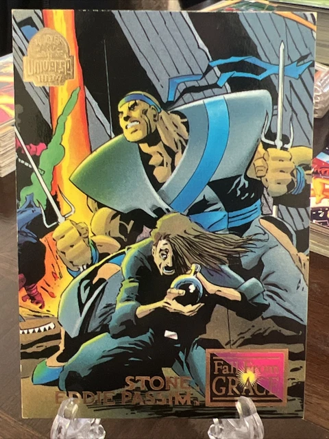 1994 Fleer Marvel Universe Card - Fall From Grace #72 Stone & Eddie Passim