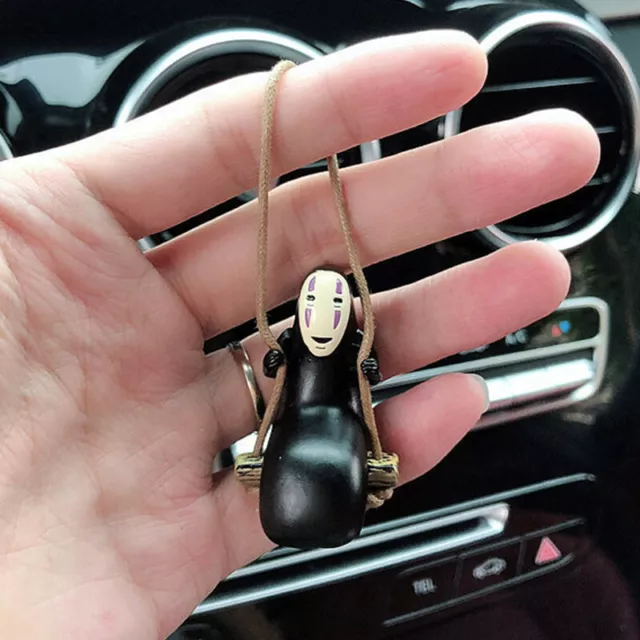 Anime Spirited Away No Face Man Figures Toys Car Pendant Cartoon Collection Gift