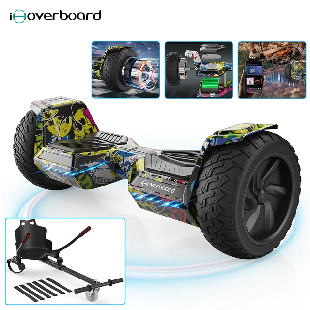 8.5" HoverBoard Self Balancing Electric Scooters Bluetooth LED Bundle Go Kart UK