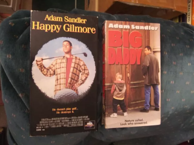90S ADAM SANDLER Cult Comedy LOT VHS Happy Gilmore / Big Daddy Jon ...