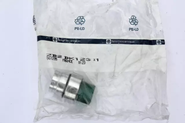 Telemecanique Zb2 Bk123Selector Switch - Green Illuminated 2 Pos. Stock #S1597