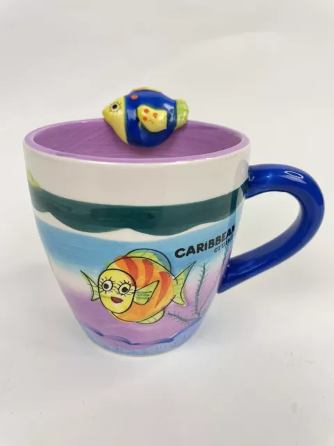 CARIBBEAN CRUISING MUG Fish 3D Coffee Tea