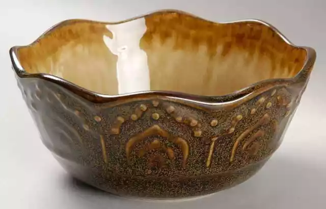 Gibson Designs Maison Morocco Amber Individual Soup/Salad Bowl 8938338