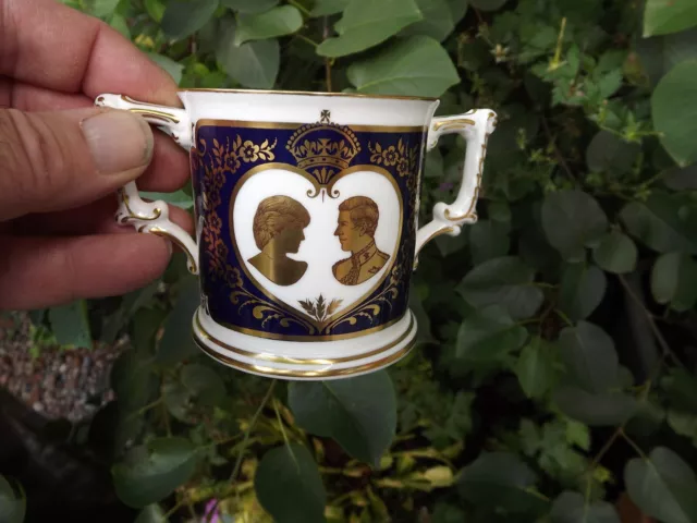 1981 Royal Crown Derby loving cup Wedding Prince of Wales & Lady Diana Spencer