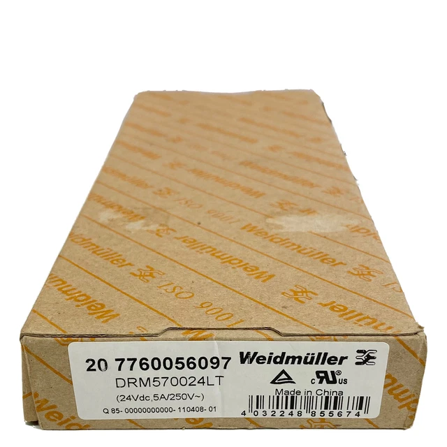 Weidmüller 7760056097 DRM570024LT 24 Dc 5A/250 USA Venditore